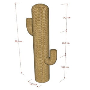 4 furniture aksesoris rattan cactus large