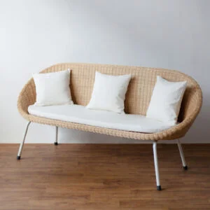 Rattan - Kagumi Chair 3 Seater White
