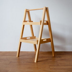 Wood - Ladder 2 Shelf Natural 4 1 furniture rak ladder shelf natural