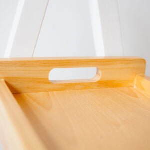 4 furniture rak ladder shelf white natural