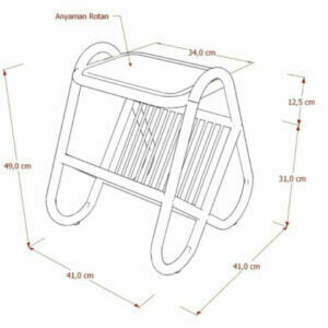 7. Furniture Rak Citra Magazine Rack 513x420 1