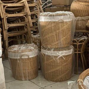 Rattan - Laundry Basket New Diagonal Large 5 885
