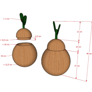 Rattan - Pear Basket Medium 8 Detail Aksesoris Pir Basket Small Uwitan 513x420 1