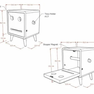 Wood - Squarebob Natural 5 Detail Aksesoris Squarebob Tissue Box Full Natural uwitan 513x420 1