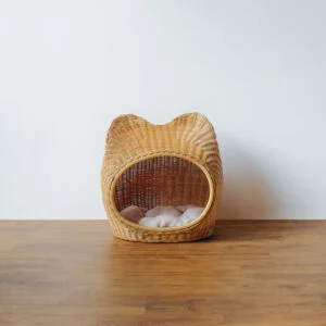 Rattan - Pet House Cat Shape