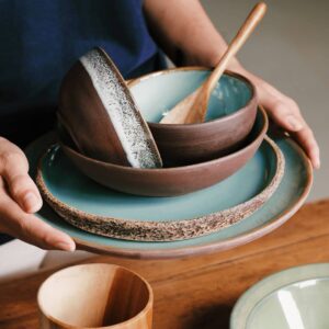 Ceramic - Plate Coral Tosca