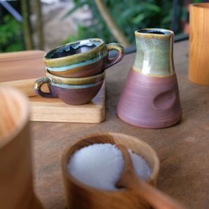 Ceramic - Teko Cerut With Cup Set 7 unknown 140594606 3790091294387640 5284014124476963594 n