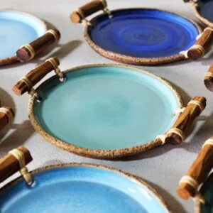Ceramic - Upcycle Woody Plate Handle