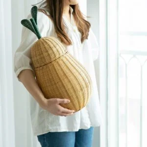 Rattan - Pear Basket Large