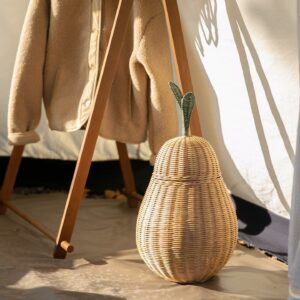 Rattan - Pear Basket Medium