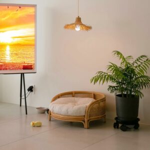 Rattan - Puff Pet Sofa