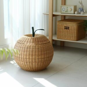 Rattan – Apple Basket Large