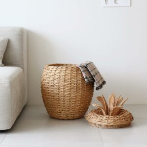 Rattan - Pineapple Basket Large
