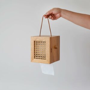 Wood - Hangging Toilet Tissue
